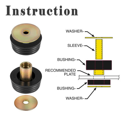 Solid Spare 7-132-BL Body Mount Bushing Kit for 1978-1988 Regal Malibu Grand Prix Cutlass