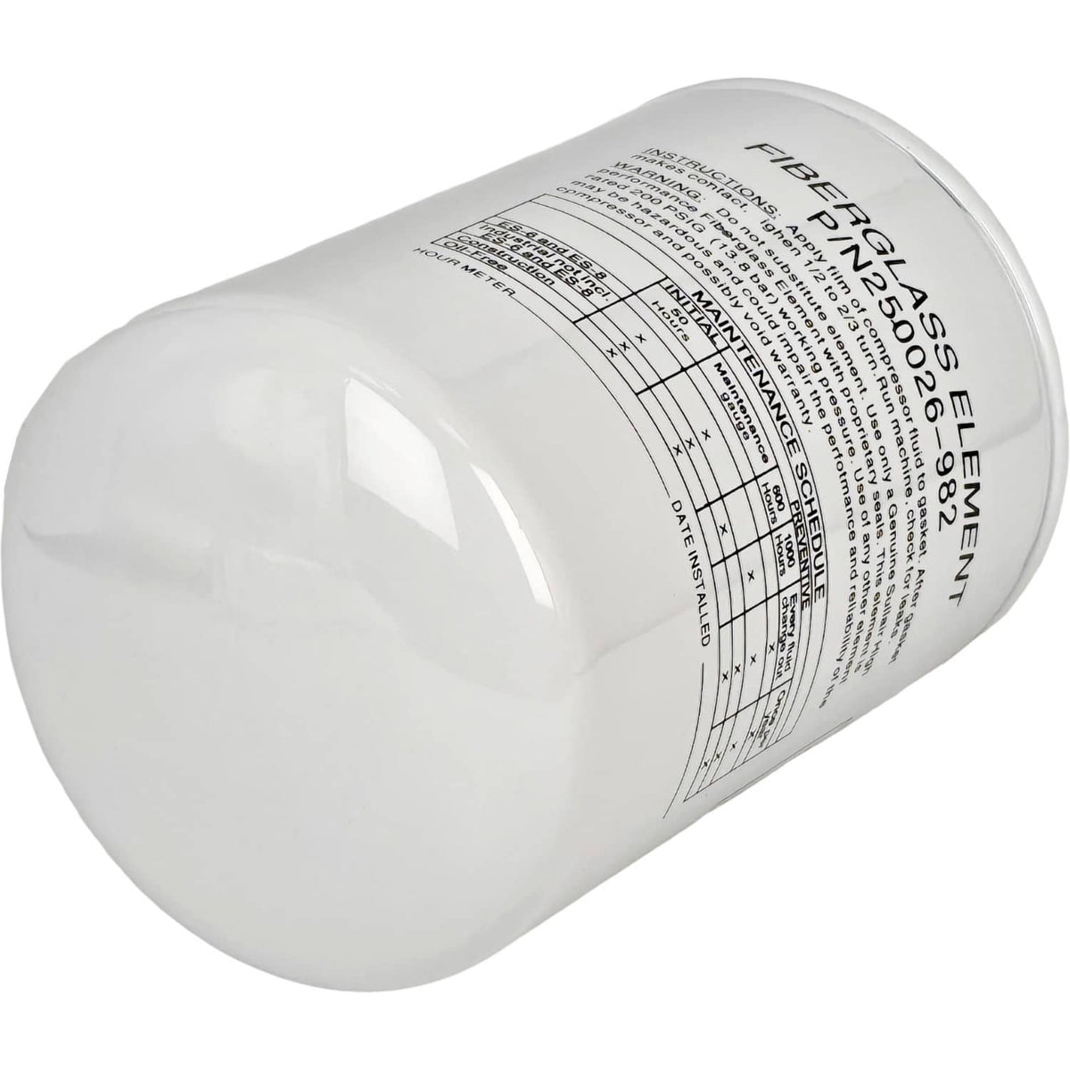 Solid Spare Oil Filter 250028-032 Fit for Sullair Air Compressor 250026-982