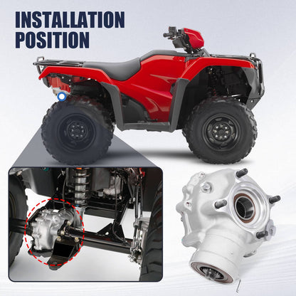 Solidspare 41300-HP5-600 Rear Differential Assy For 2007-2013 Honda Fourtrax Rancher TRX420