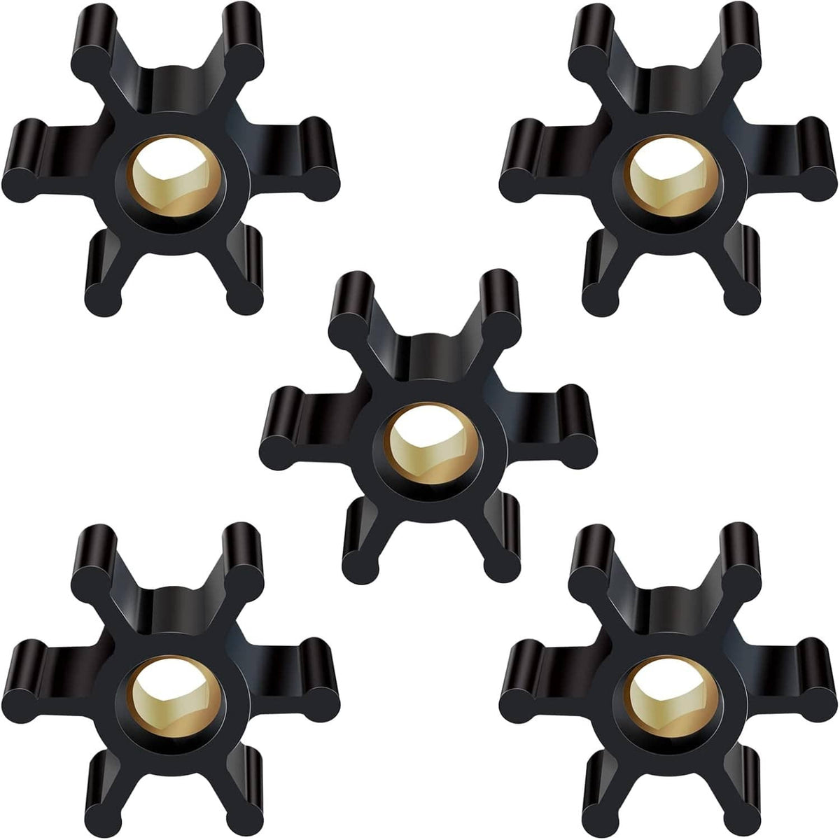 Solid Spare Utility Pump Replacement Impeller for Trupow Model PAS-30 and PDS-30 5 Pack