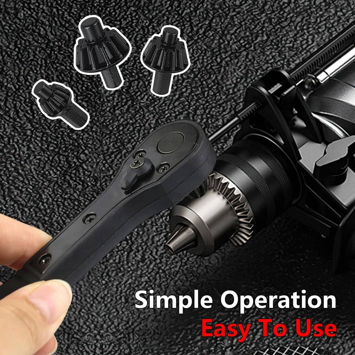 Solid Spare 2-in-1 Ratchet Spanner Drill Chuck Key Wrench Universal Chuck Key Replacement