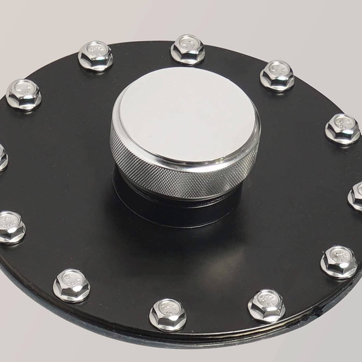 Solidspare 15 Gallon Aluminum Racing Drift Fuel Cell Gas Tank w/ Cap & Level Sender Sliver