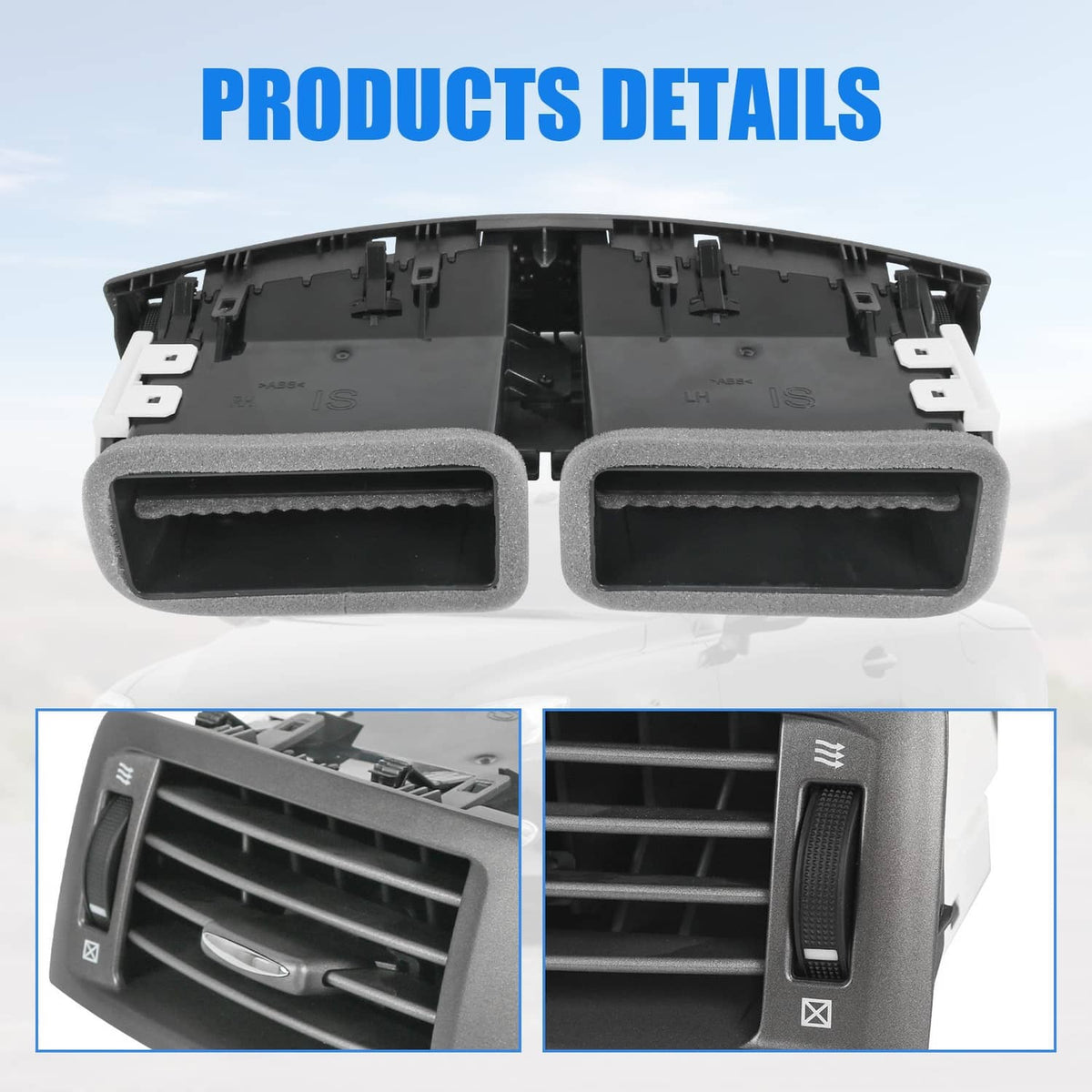 Solidspare For 2006-2009 Lexus IS250 IS350 Instrument Panel AC Heater Air Vent 55670-53010