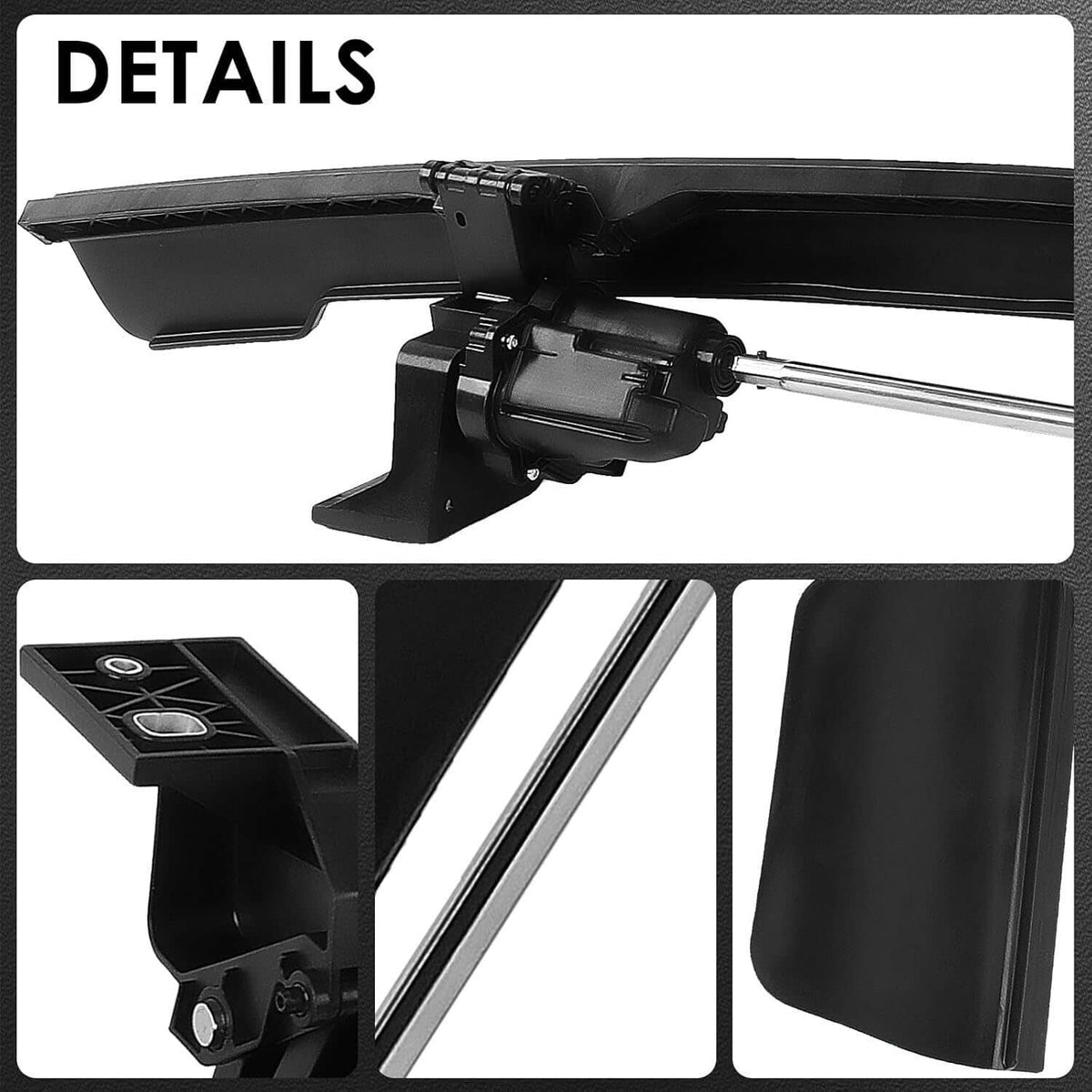 Solidspare Front Active Air Dam Black For 2019-2023 Ram 1500 Dt 68274406AH 68274406AG New