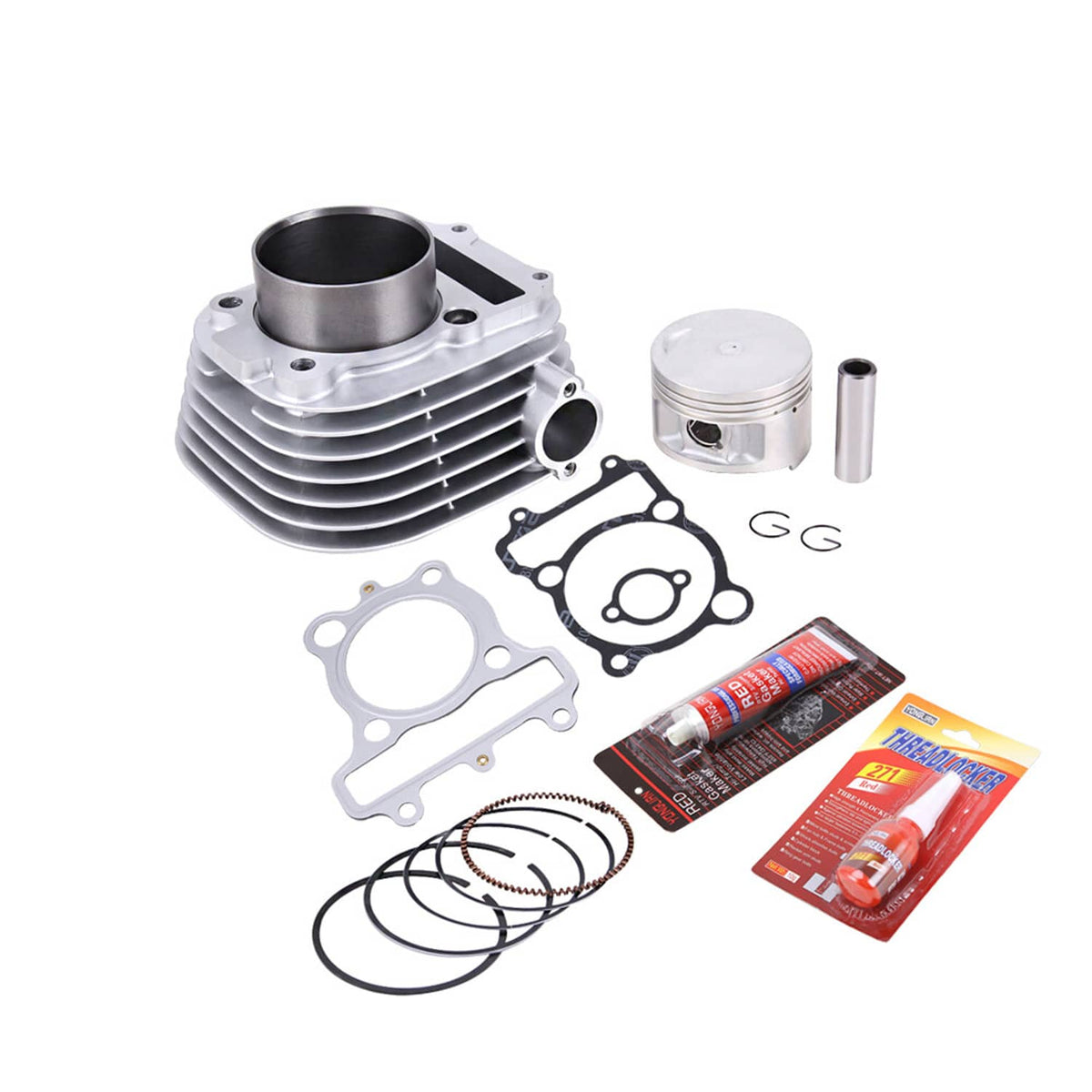 Solidspare Top End Rebuild Kit Cylinder Piston Gaskets Fit For Yamaha TTR230 2005-2016 New