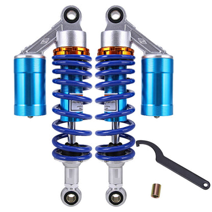 Solidspare 11" 280mm Motorcycle Rear Air Shock Absorbers Suspension For Honda Suzuki Yamaha