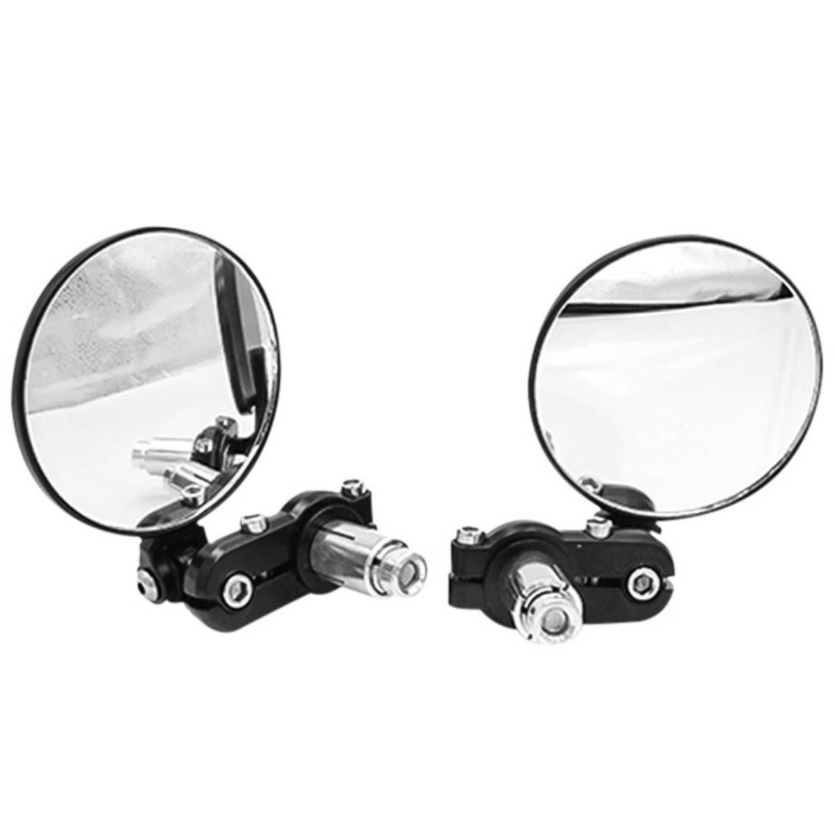 Solidspare Pair Motorcycle Round 7/8" Handlebar Mirrors Custom for Suzuki DRZ400SM DRZ400S
