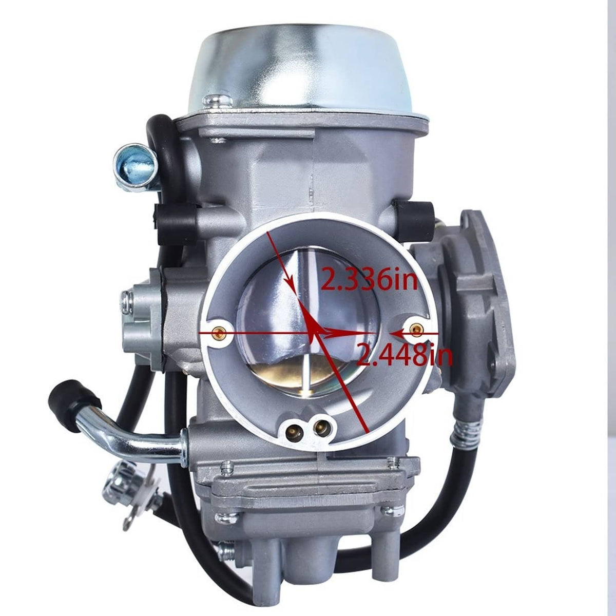 Solidspare Carburetor For Yamaha Grizzly 660 YFM660 2002-2008 With Fuel Petcock