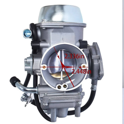 Solidspare Carburetor For Yamaha Grizzly 660 YFM660 2002-2008 With Fuel Petcock