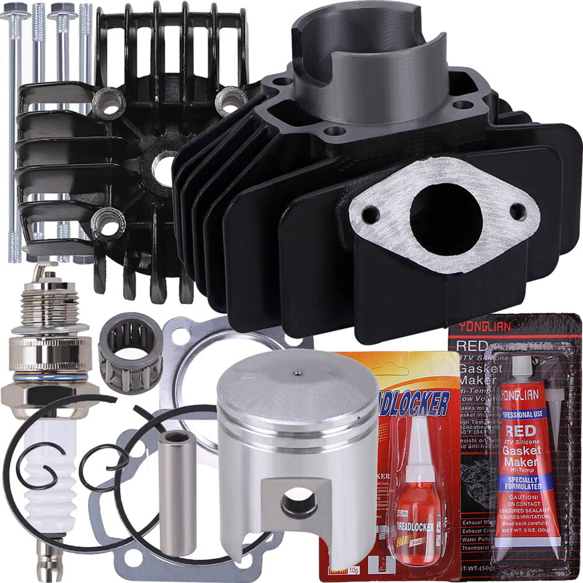 Solidspare For 1984 1985 Yamaha YT60 Tri-Zinger Piston Rings Cylinder Gasket Top Kit Set
