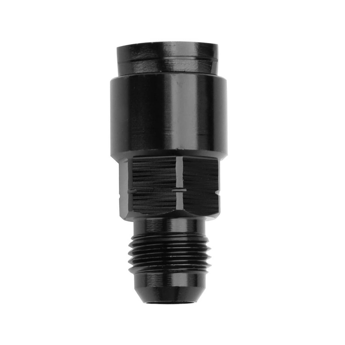 Solidspare Black 8 AN Fuel Adapter Fitting to 3/8 GM Quick Connect LS W/ Thread Female