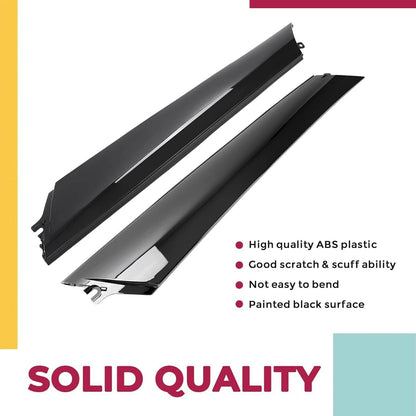 Solidspare 2Pcs For Infiniti QX56 QX80 Nissan Armada 2011-22 Windshield Trim Pillar Molding