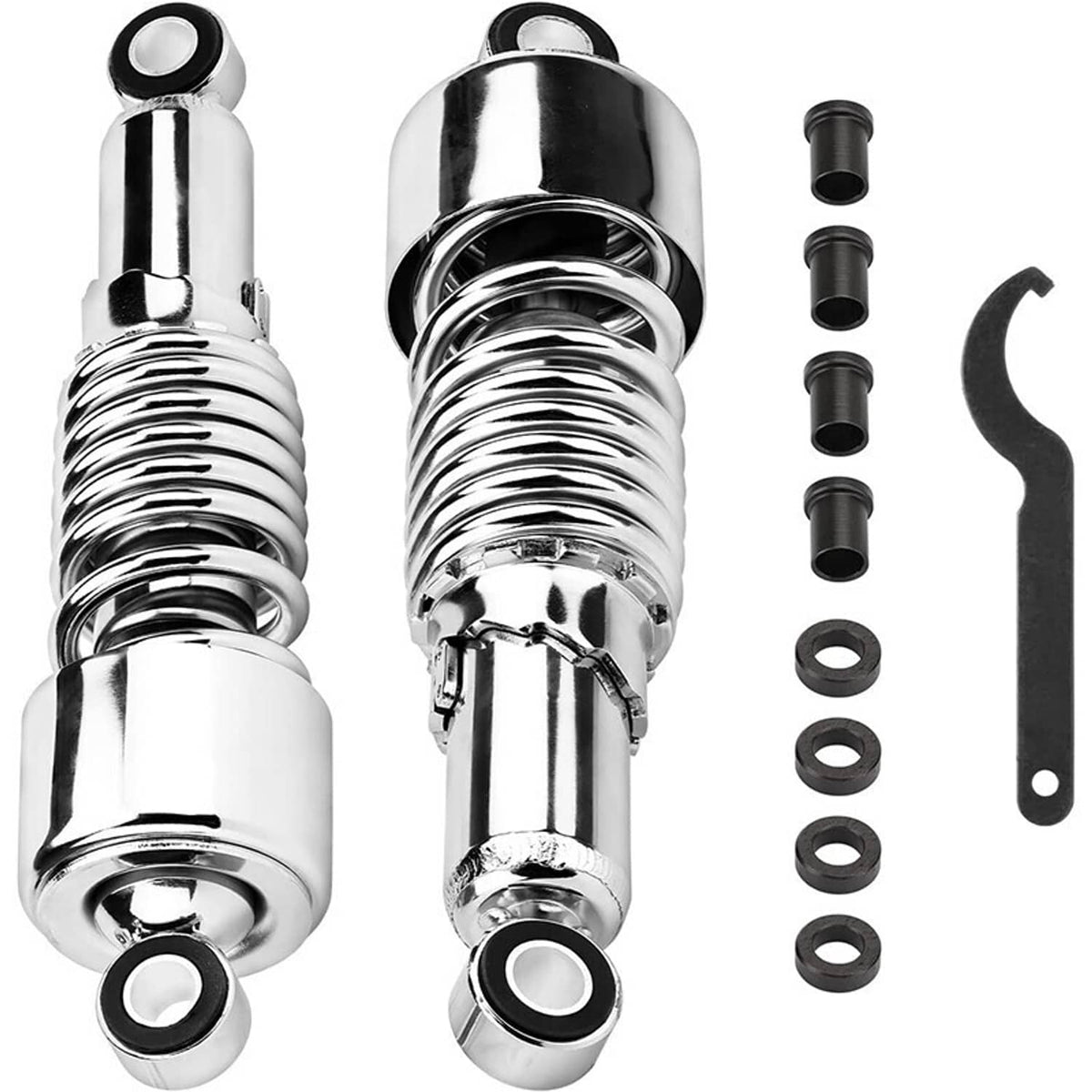 Solidspare 10.5" Slammer Rear Absorber Shocks Lowering Kit For 84-UP Harley Touring FLHR
