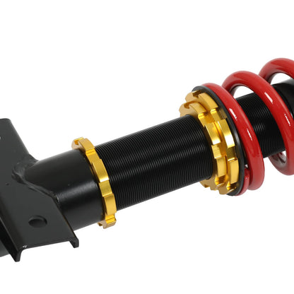 Solidspare 4X Front & Rear Coilovers Struts Absorber Adj. Height For 2005-2014 Ford Mustang