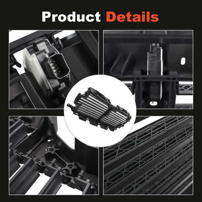 Solidspare Upper Radiator Grille Air Shutter For 2018-2020 Ford F-150 with Actuator Motor