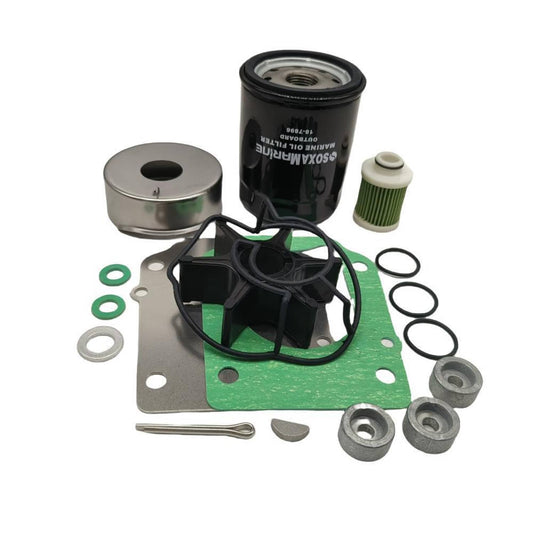 Solid Spare Maintenance Service Kit 17400-87831 For Suzuki 100HP DF100B Outboard 15412-92J00