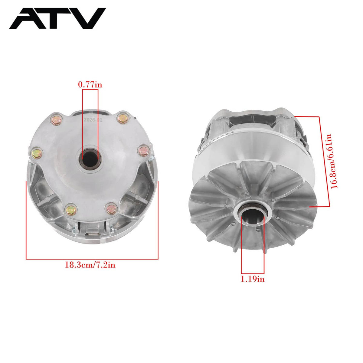 Solidspare For Polaris Ranger 1000 Base Performance Primary Drive Clutch 2020 2021-2023 ATV
