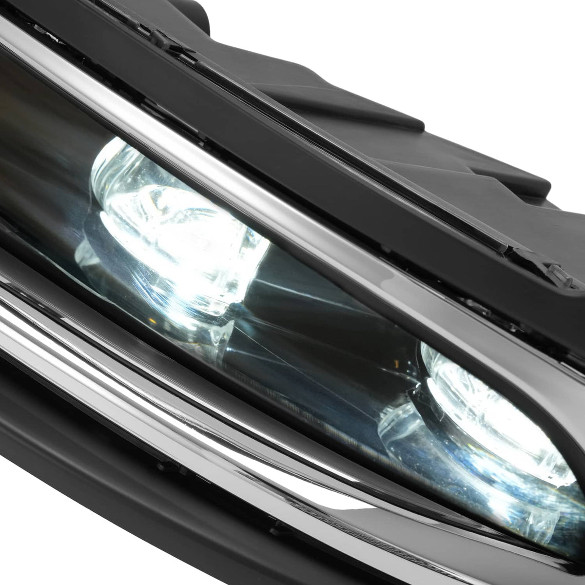 Solid Spare Pair LED Chrome Fog Lights Driver Passenger Side For Chrysler 300 2015-2024 2021