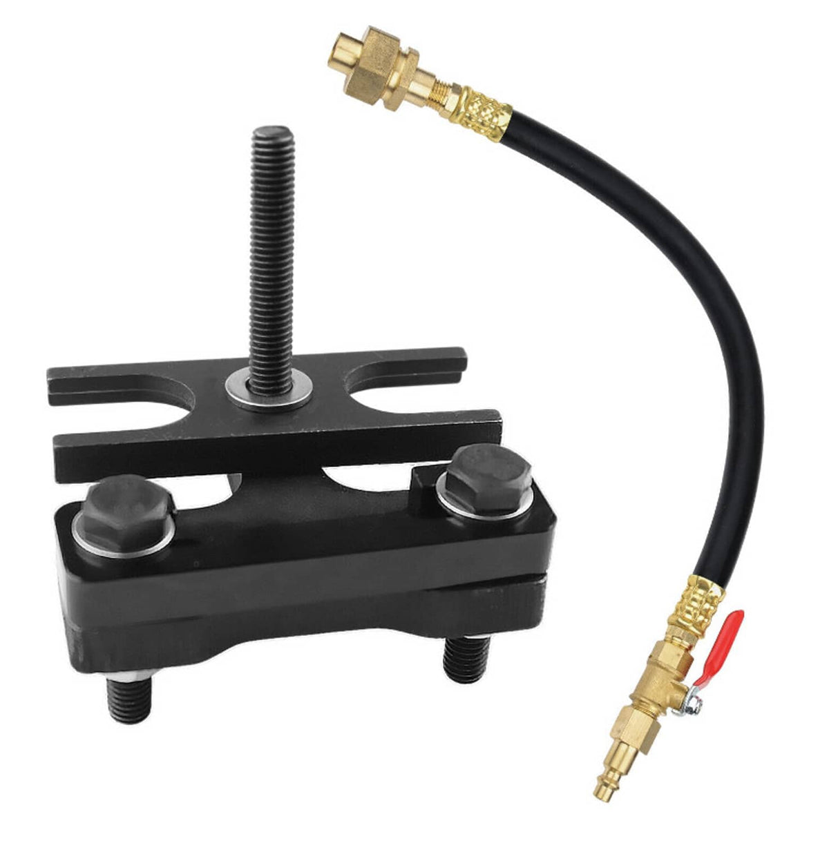 Solidspare LS LS1 Engine Valve Spring Compressor & Air Valve Holding Hose Tool For GM Chevy