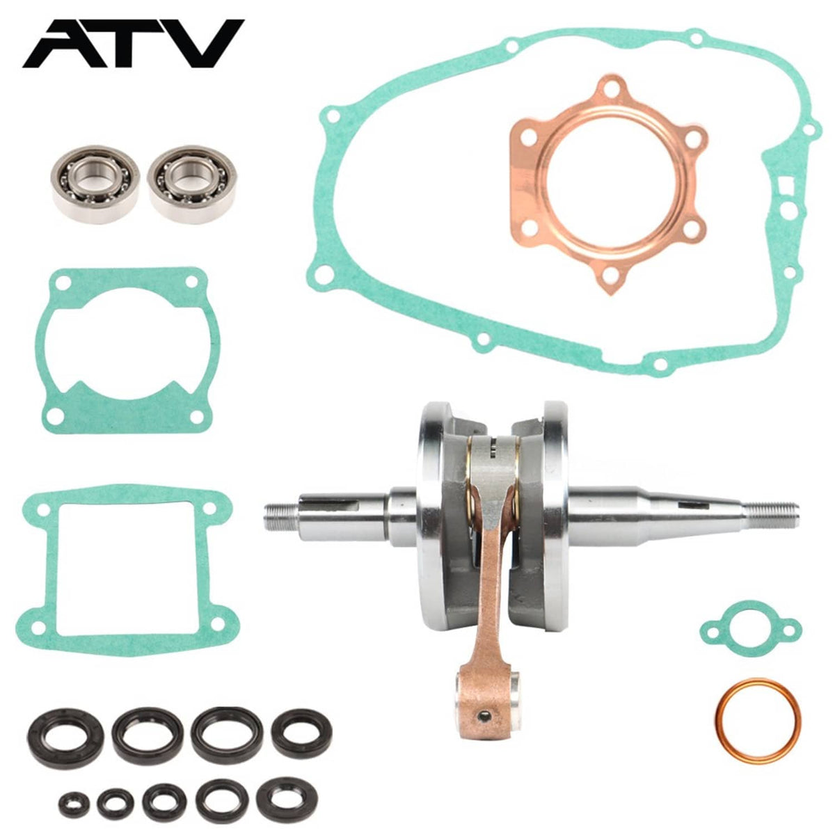Solidspare Crankshaft Bottom End Rebuild Kit For Yamaha Blaster 200 YFS200 1988-2006