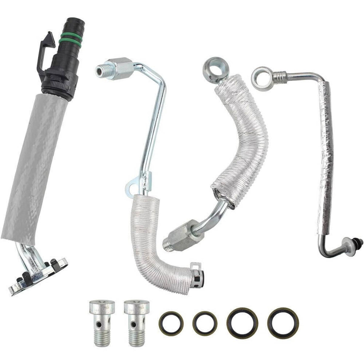 Solidspare Turbo Charger Coolant Return Hose Line For Chevy Cruze Buick GM 1.4L 55567067