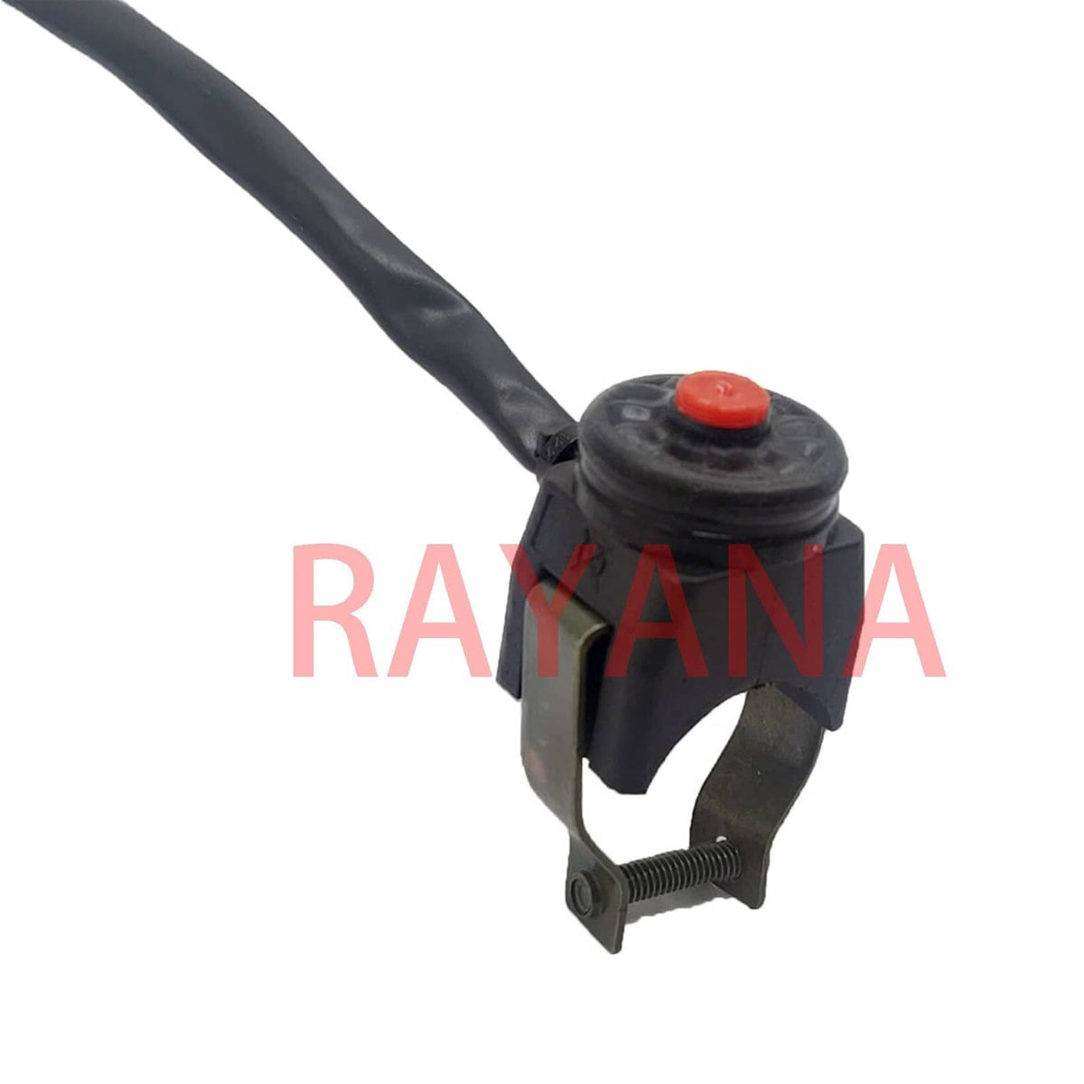 Solidspare 2Pcs 7/8" Motorcycle Kill switch Red Push Button Horn Starter For Dirt Bike ATV