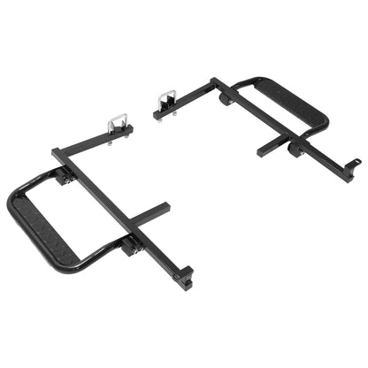 Solidspare 2PCS Black Nerf Bars / Running Boards for EZGO RXV 2008+ Gas/Electric Golf Cart