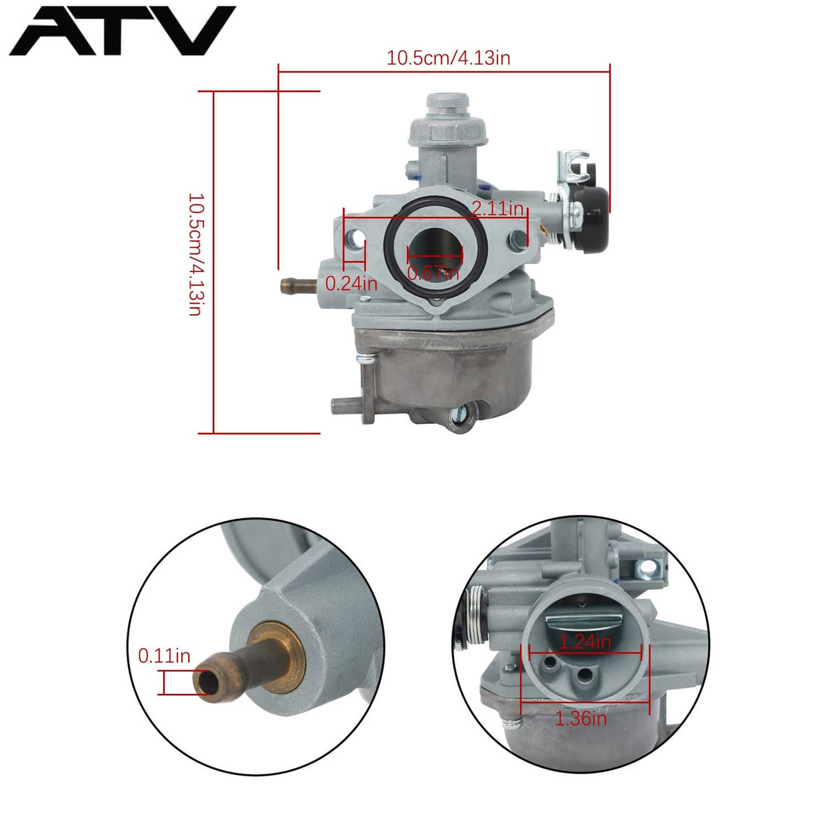 Solidspare 16100-KYK-912 Carburetor For Honda CRF110F 2013-2018 NEW