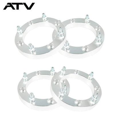 Solidspare 4pcs 4x156mm Wheel Spacers 1 inch with 12x1.5 Studs ATV For Polaris RZR Ranger