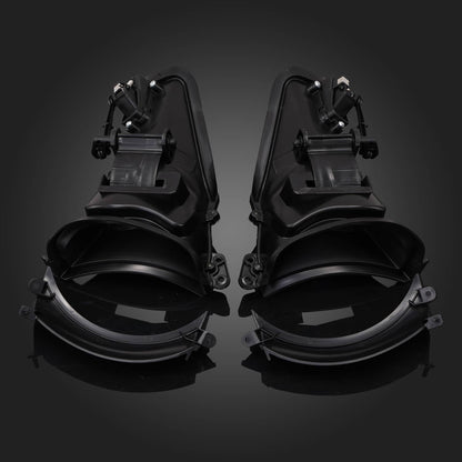 Solidspare Black Front Fairing Air Duct For Harley Touring Road Glide 2015-23 ABS Plastic