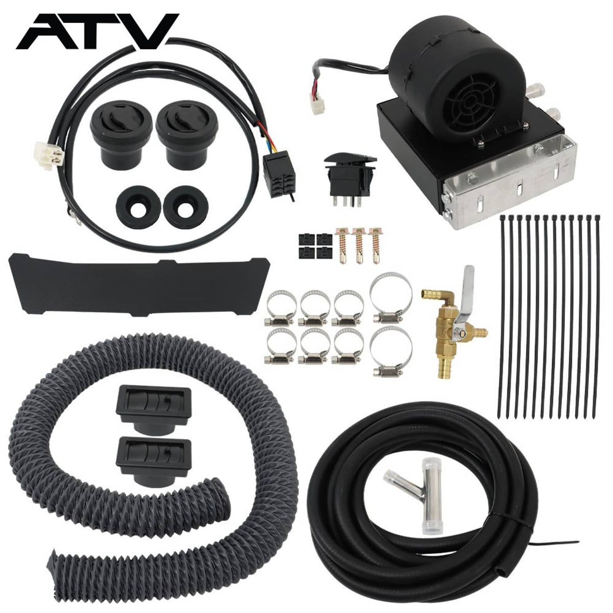 Solidspare Cab Heater Kit with Defrost For Polaris Ranger XP 900 (2013-2019)