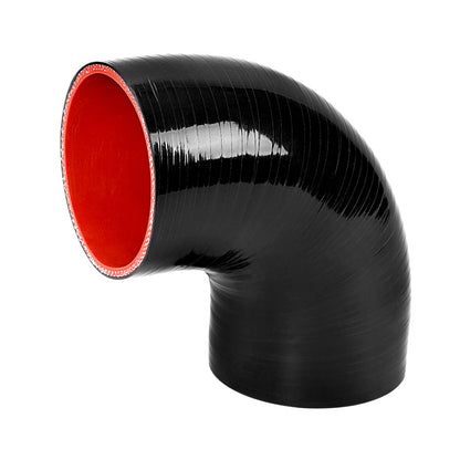 Solidspare 3" inch 90 Degree 76mm Elbow Silicone Hose/Intake/Intercooler Pipe Turbo Coupler