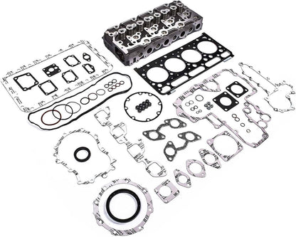 Solidspare For Kubota V2203 Engine/ Bobcat 753 763 773 Complete Cylinder Head & Full Gasket