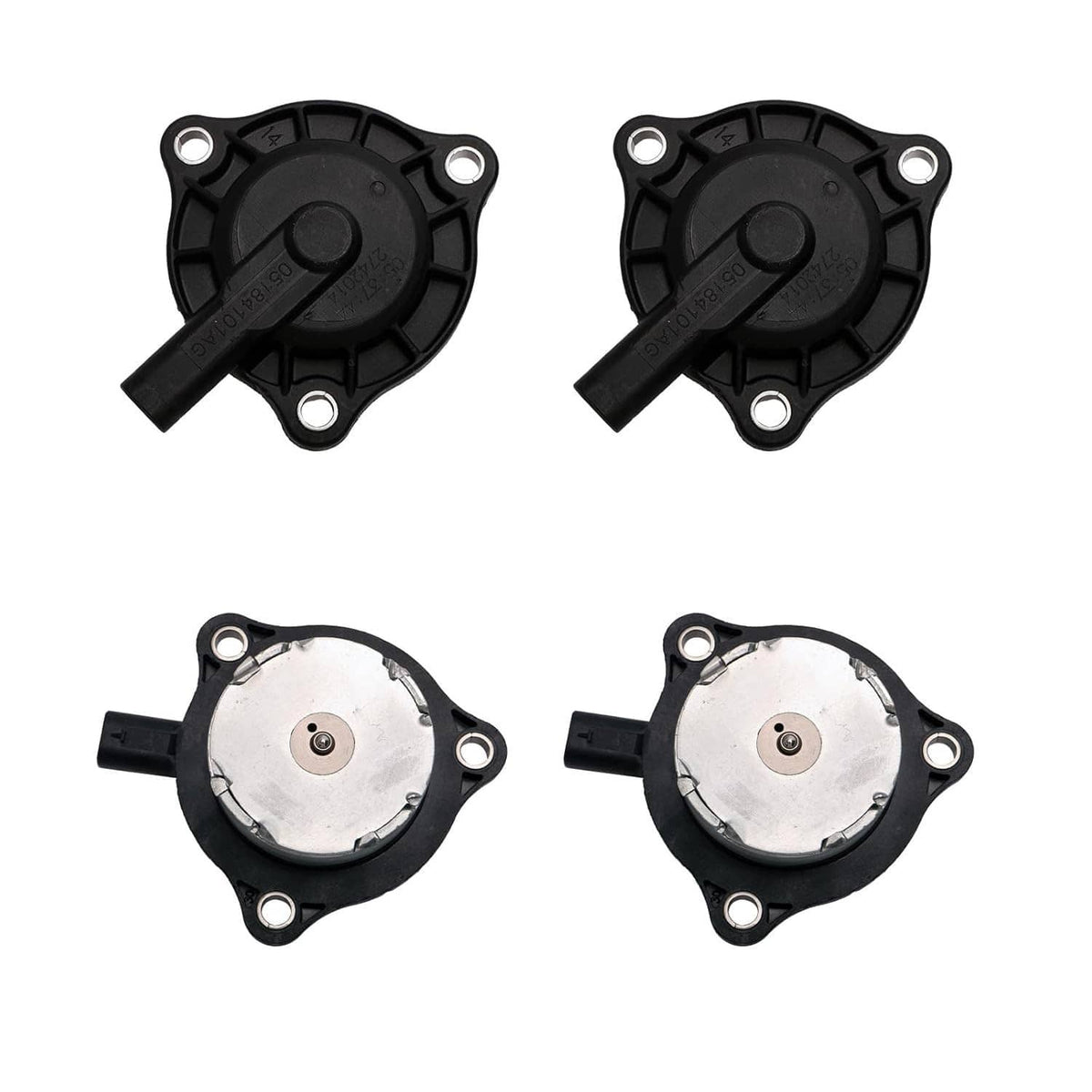 Solidspare 4x Camshaft Phaser Actuator VVT Solenoid 5184101AG For Dodge Jeep Ram Chrysler