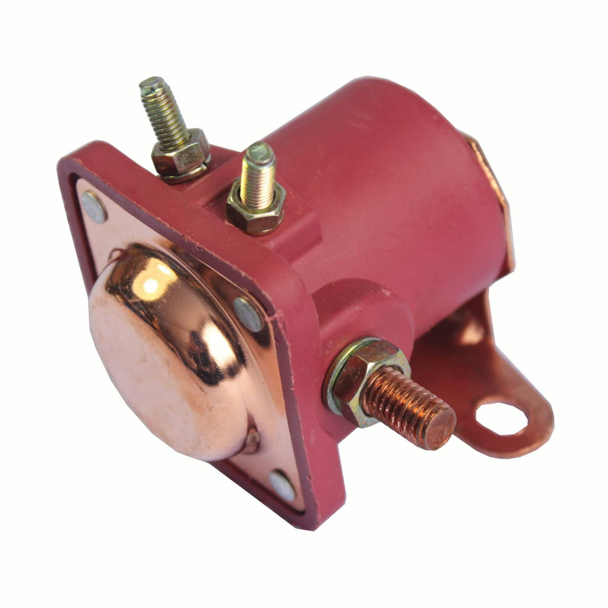 Solidspare Red 12 Volt Solenoid Relay 12V Heavy Duty SW3 SNL135 Fit Ford Starter Car Truck