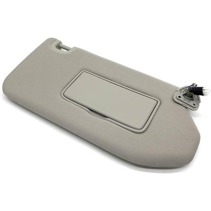 Solidspare Right Passenger Sun Visor with Lamp for 2013-2018 Nissan Pathfinder QX60 Grey