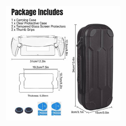 Solid Spare Carrying Case for Playstation Portal Remote Player, Hard Shell Protective Cover