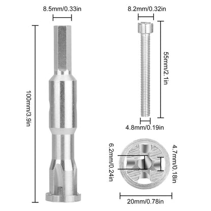 Solid Spare 2 in 1 Electrical Drill & Manual Wire Stripper Cable Nut Twister Precision Wire
