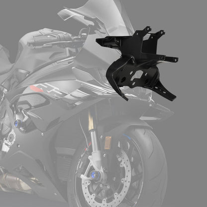 Solidspare Front Headlight Upper Fairing Stay Bracket Fit For BMW S1000RR 19-24 2025 Black