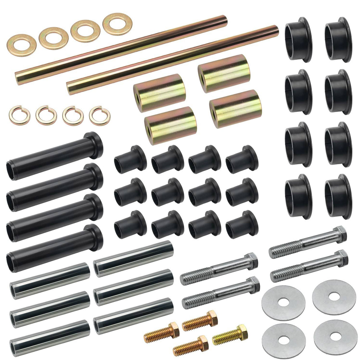 Solidspare Rear Left & Right A-Arm Bushing Shafts Kit for Polaris Sportsman 800 2005-2010
