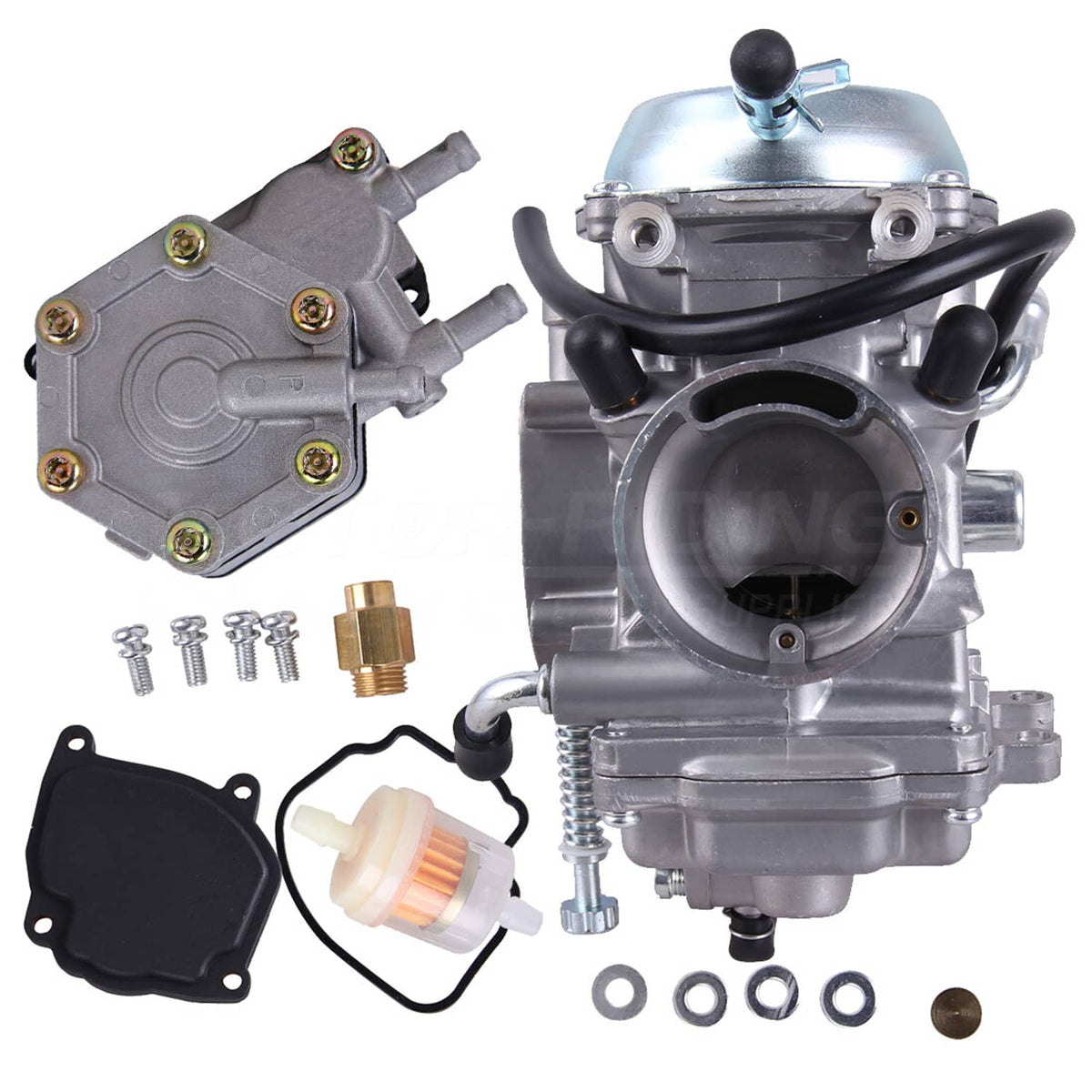 Solidspare For 1996-2008 Polaris Sportsman 500 Carburetor + Fuel Pump 4WD ATV QUAD NON HO