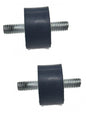 (2) Rubber Isolator Mounts for John Deere 212, 214, 216, 300, 312, 314 Tractor