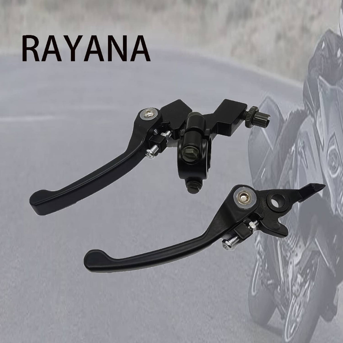 Solidspare US 7/8" Pit dirt bike Handlebar Folding Clutch Brake Handle Kit for 110cc 125cc