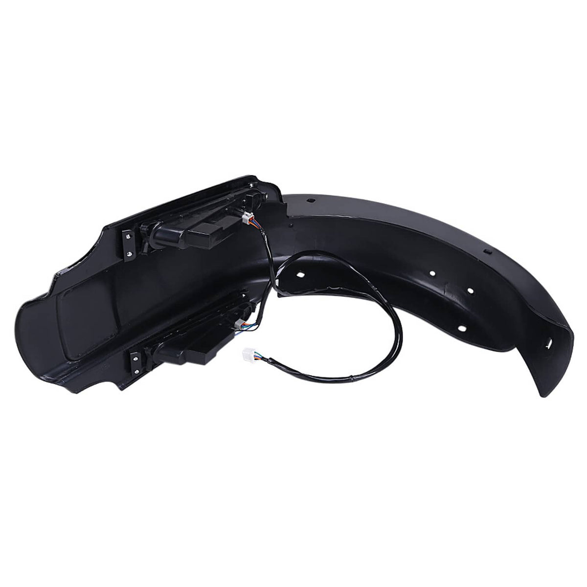 Solidspare CVO 4" Rear Fender w LED & Wire Harness for Harley Electra Glide Road King 93-08
