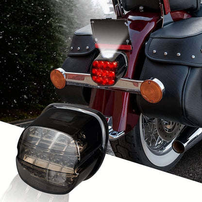 Solidspare LED Tail Lights Brake For Harley Touring Road King Dyna Glide Softail Sporster