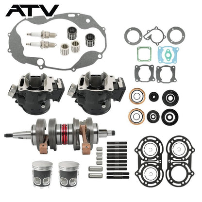 Solidspare For Yamaha Banshee 350 Complete Rebuilt Motor Engine Rebuild Kit Gaskets Seals