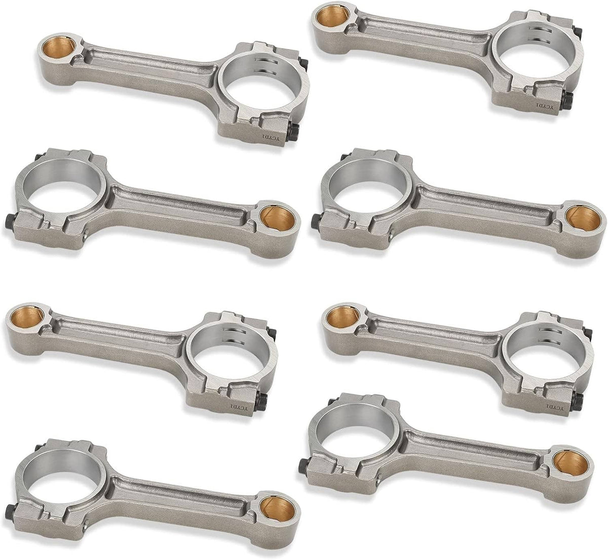 Solidspare Set of 8 Floating Pin Connecting Rod For GM 5.3L 6.0L 6.2L LS2 LS3 Gen IV 125775