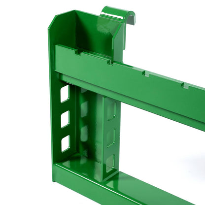 Solidspare 50" Pallet Fork Frame 4000LBS heavy-duty Steel For John Deere Loaders Skid Steer