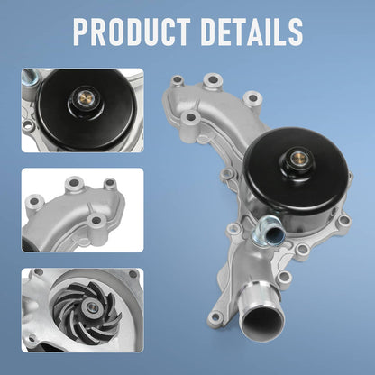 Solidspare Water Pump For 2011-2015 Jeep Grand Cherokee Dodge Journey Ram 1500 V6 DOHC 3.6L