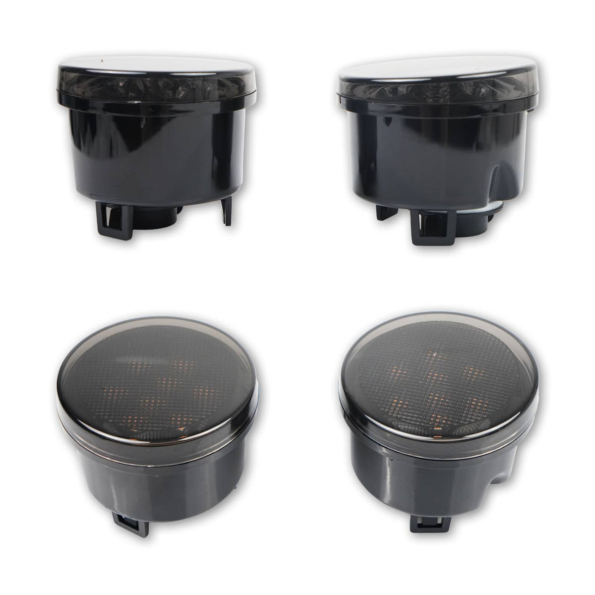 Solidspare 7" LED Headlights Fog Lights Turn Tail Lamp Combo For 07-18 Jeep Wrangler JK